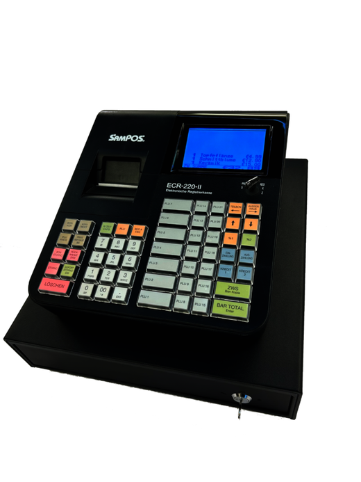SamPOS ECR-220 II – Registrierkasse mit kleiner Kassenlade