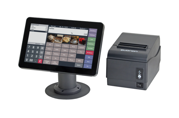 QUORiON QTab 9 – Tablet-Kasse mit TSE, ohne Abo