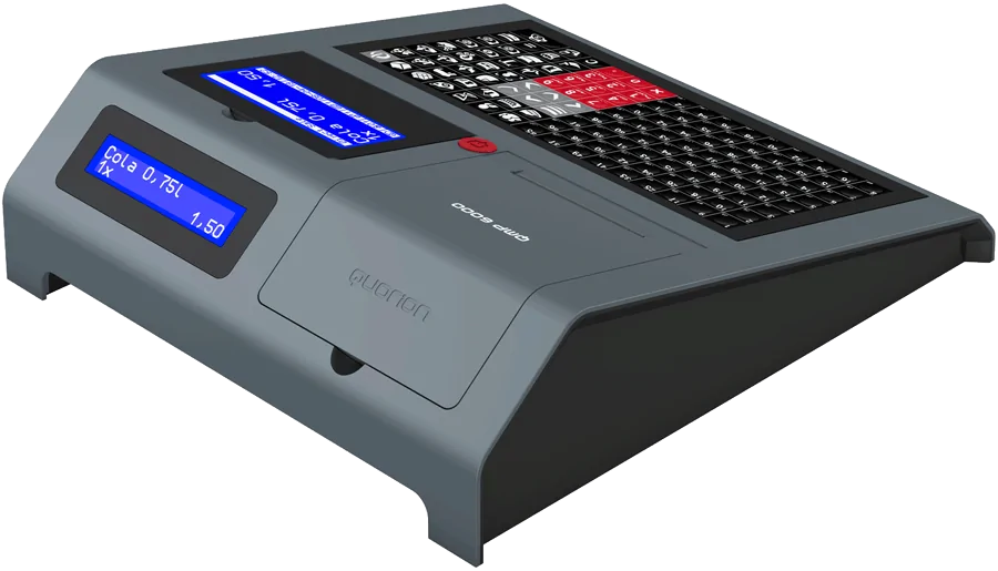 QUORiON QMP 6000 Drucker und Kundenanzeige
